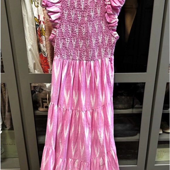 SAYLOR Pink Ruffled Dress - Picture 4 of 4